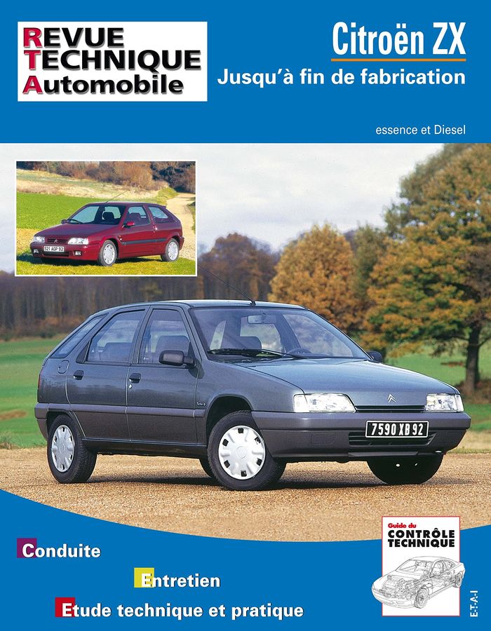 Couverture du livre « CITROEN ZX - JUSQU'A FIN DE FABRICATION » de Etai, librairie Les Contes Infusés à Corte