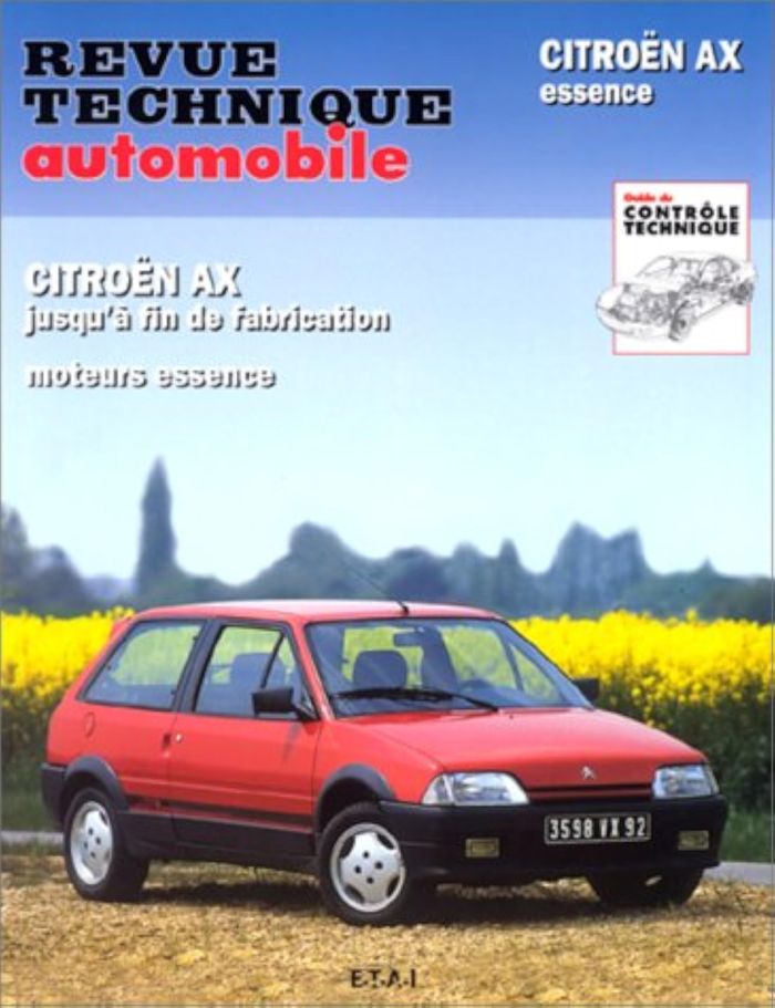 Couverture du livre « CITROEN AX - JUSQU'A FIN DE FABRICATION » de Etai, librairie Les Contes Infusés à Corte