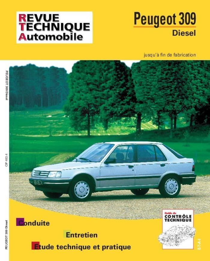 Couverture du livre « PEUGEOT 309 - MOTEURS DIESEL ET TURBO DIESEL JUSQU'A FIN DE FABRICATION » de Etai, librairie Les Contes Infusés à Corte