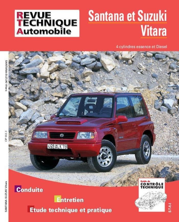 Couverture du livre « SANTANA ET SUZUKI VITARA - MOTEURS 4 CYLINDRES » de Etai, librairie Les Contes Infusés à Corte