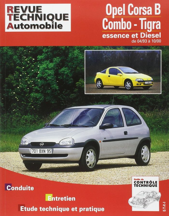 Couverture du livre « OPEL CORSA ET COMBO DEPUIS 1993 - ESSENCE ET DIESEL » de Etai, librairie Les Contes Infusés à Corte