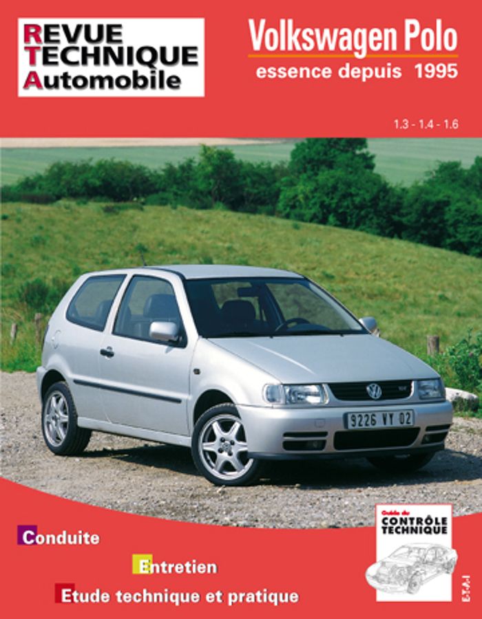 Couverture du livre « VOLKSWAGEN POLO DEPUIS 1995 - MOTEURS ESSENCE 1.3 ET 1.6 » de Etai, librairie Les Contes Infusés à Corte