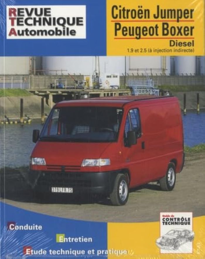 Couverture du livre « CITROEN JUMPER, PEUGEOT BOXER - DIESEL 1.9 ET 2.5 (A INJECTION INDIRECTE) », librairie Les Contes Infusés à Corte