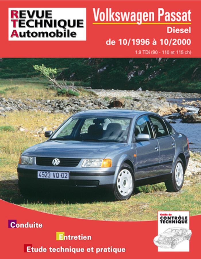 Couverture du livre « VOLKSWAGEN PASSAT DIESEL DEPUIS 10-96 - TDI 90-110 ET 115 CH » de Etai, librairie Les Contes Infusés à Corte