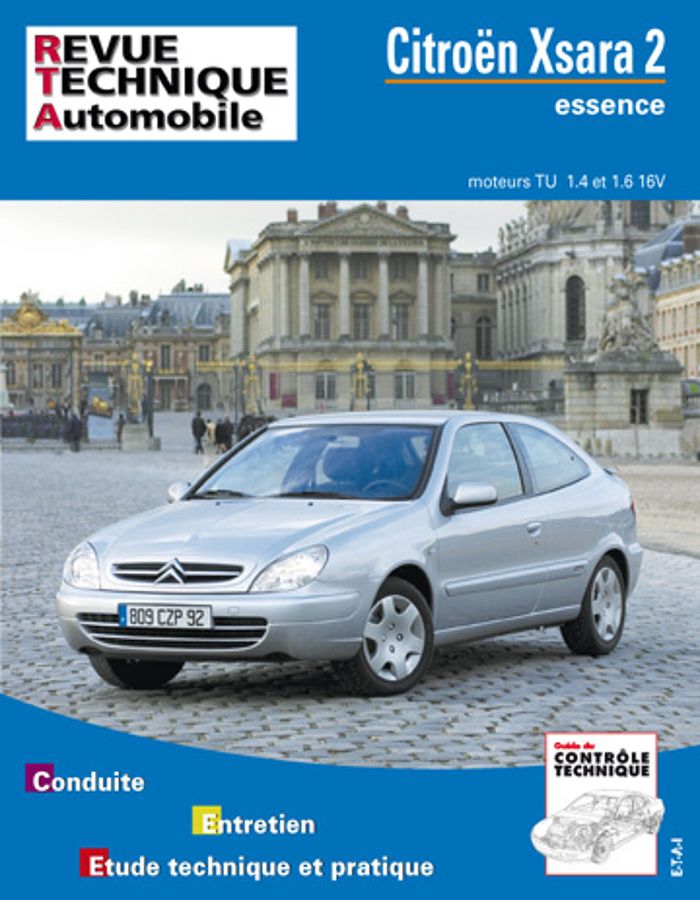 Couverture du livre « CITROEN XSARA 2 ESSENCE - MOTEURS TU 1.4 ET 1.6 16 V » de Etai, librairie Les Contes Infusés à Corte