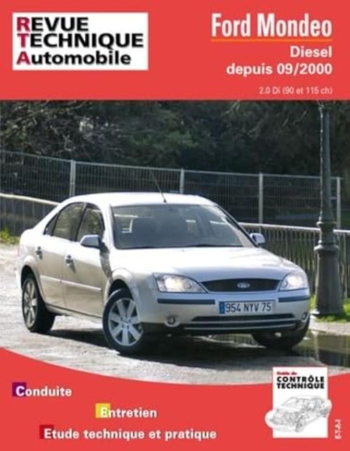 Couverture du livre « FORD MONDEO DEPUIS 9-2000 - MOTEUR DIESEL 2.0 DI (90 ET 155 CH) » de Etai, librairie Les Contes Infusés à Corte