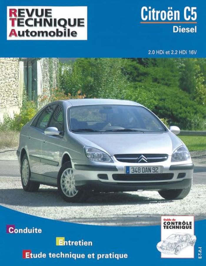 Couverture du livre « CITROEN C5 - DIESEL, DEPUIS 09-2004 » de Etai, librairie Les Contes Infusés à Corte