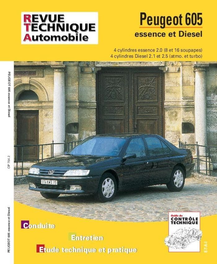 Couverture du livre « PEUGEOT 605 - ESSENCE ET DIESEL » de Etai, librairie Les Contes Infusés à Corte