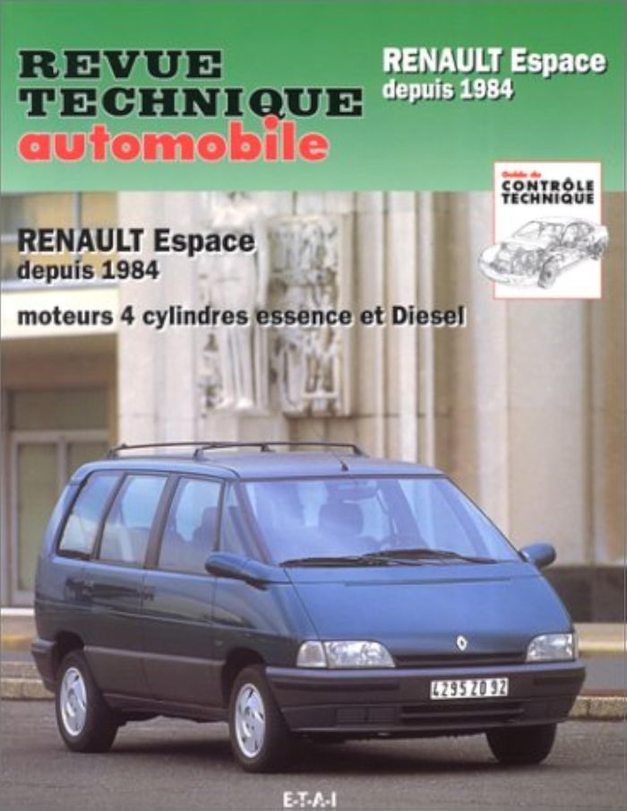 Couverture du livre « RENAULT ESPACE - DEPUIS 1984 » de Etai, librairie Les Contes Infusés à Corte