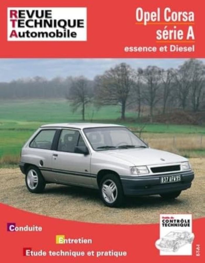 Couverture du livre « OPEL CORSA "SERIE A" - TOUS TYPES JUSQU'A FIN DE FABRICATION » de Etai, librairie Les Contes Infusés à Corte