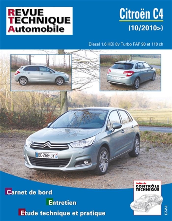 Couverture du livre « CITROEN C4 - 10-2010> » de Etai, librairie Les Contes Infusés à Corte