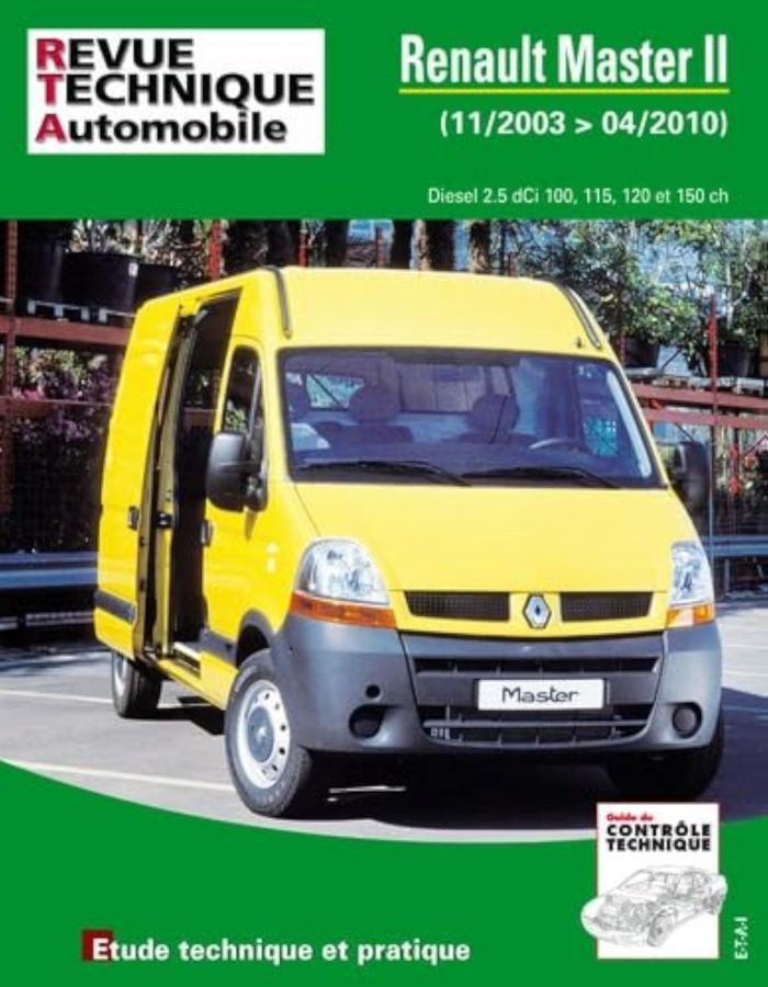 Couverture du livre « RENAULT MASTER II - 11-2003>04-2010 » de Etai, librairie Les Contes Infusés à Corte