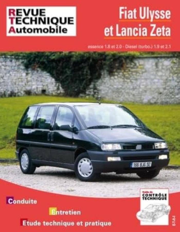 Couverture du livre « FIAT ULYSSE ET LANCIA ZETA - ESSENCE 1.8 ET 2.0, DIESEL TURBO 1.9 ET 2.1 » de Etai, librairie Les Contes Infusés à Corte