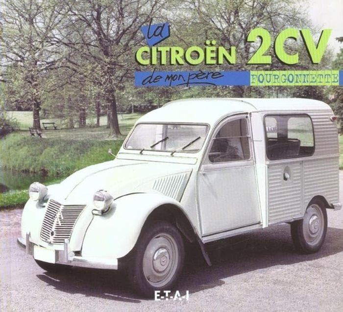 Couverture du livre « CITROEN 2CV FOURGONNETTE DE MON PERE », librairie Les Contes Infusés à Corte