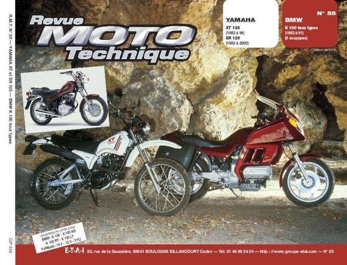Couverture du livre « RMT 57.2 HONDA VF 400F-500F/YAMAHA FJ 1100-FJ 1200 » de Etai, librairie Les Contes Infusés à Corte