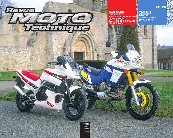 Couverture du livre « RMT 76.5 KAWASAKI GPZ 500S/YAMAHA XTZ 750 S TENERE » de Etai, librairie Les Contes Infusés à Corte