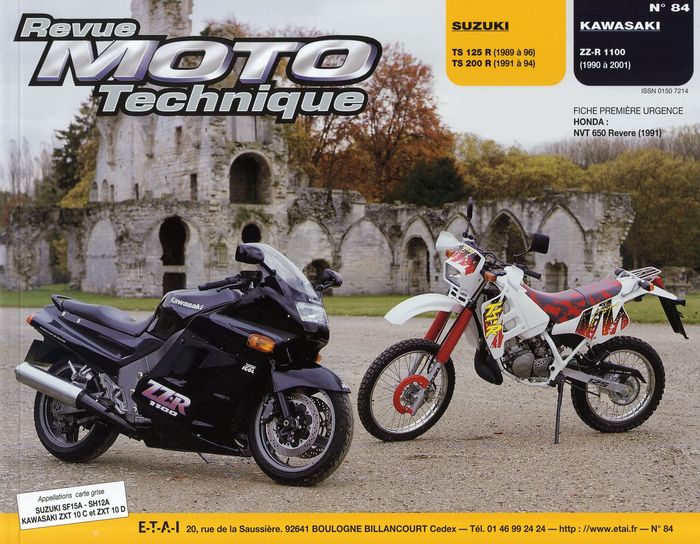 Couverture du livre « RMT 84.3 SUZUKI TS125-200R » de Etai, librairie Les Contes Infusés à Corte