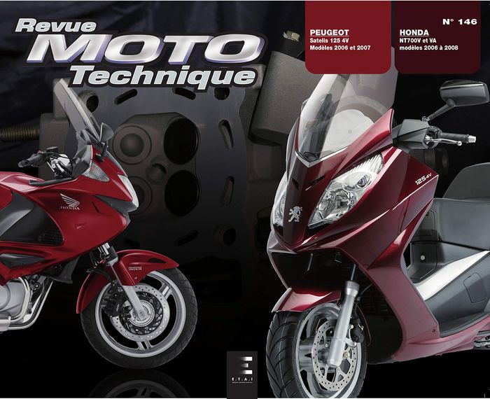 Couverture du livre « RMT 146.1 NT 700V (06-07) PEUGEOT 125 SATELIS 4V » de Etai, librairie Les Contes Infusés à Corte
