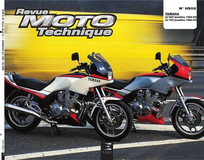 Couverture du livre « RMT HS 2.1 YAMAHA XJ 900 (83/90) ET XJ 750 (84/87) » de Etai, librairie Les Contes Infusés à Corte