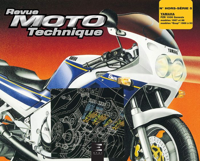 Couverture du livre « RMT HS 5.2 YAMAHA FZR 1000 GENESIS (87/88) » de Etai, librairie Les Contes Infusés à Corte