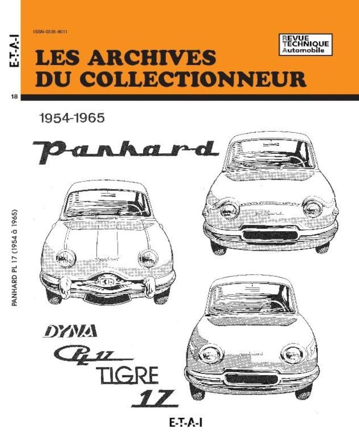 Couverture du livre « PANHARD DYNA Z - PL 17 ET TIGRE 17 (54/65) N 18 » de Etai, librairie Les Contes Infusés à Corte