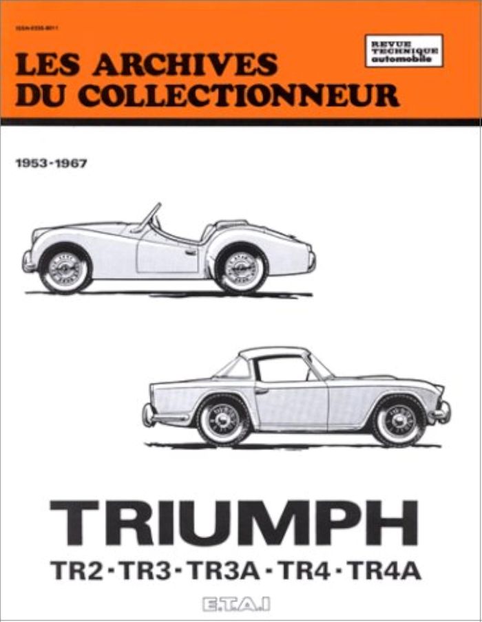 Couverture du livre « TRIUMPH - TR2, TR3, TR3A, TR4, TR4A », librairie Les Contes Infusés à Corte