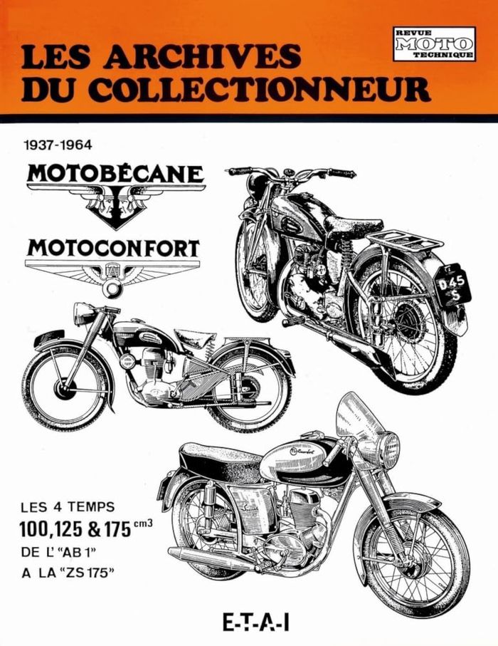 Couverture du livre « MOTOBECANE 125 ET 175 (MONOCYLINDRE 4 TEMPS) N 102 » de Etai, librairie Les Contes Infusés à Corte