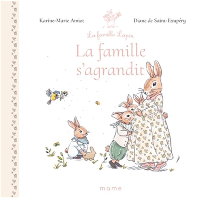 Couverture du livre « La famille s'agrandit », librairie Les Contes Infusés à Corte