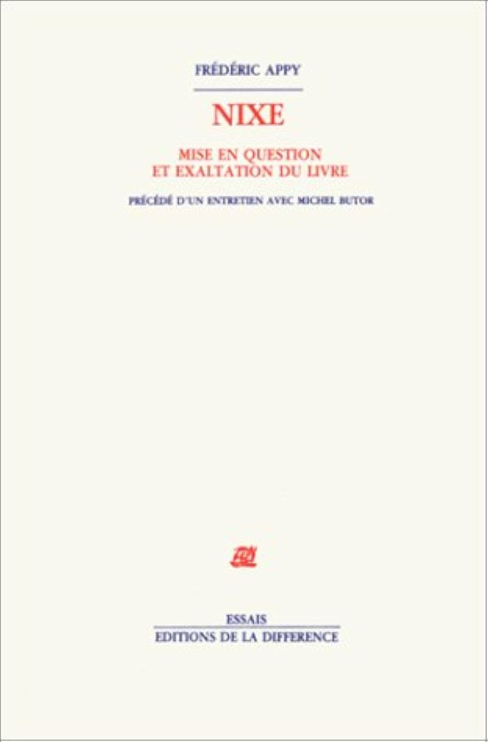 Couverture du livre « NIXE », librairie Les Contes Infusés à Corte