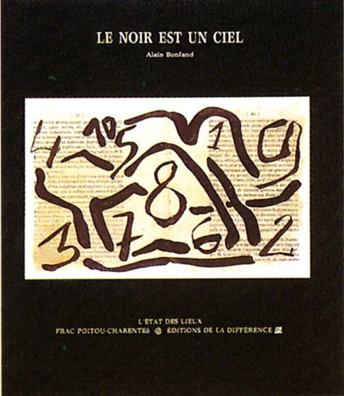 Couverture du livre « LE NOIR EST UN CIEL » de Alain Bonfand, librairie Les Contes Infusés à Corte
