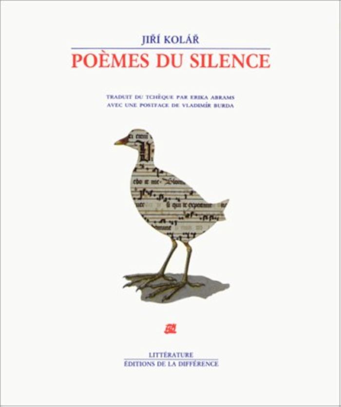 Couverture du livre « POEMES DU SILENCE » de Jiri Kolar, librairie Les Contes Infusés à Corte