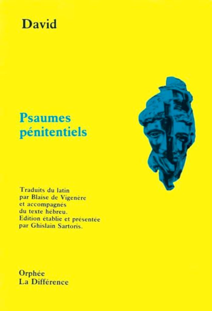 Couverture du livre « PSAUMES PENITENTIELS » de David, librairie Les Contes Infusés à Corte
