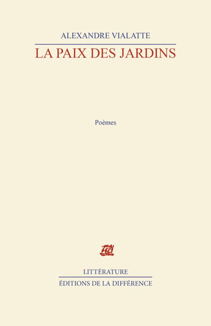 Couverture du livre « LA PAIX DES JARDINS » de Alexandre Vialatte, librairie Les Contes Infusés à Corte