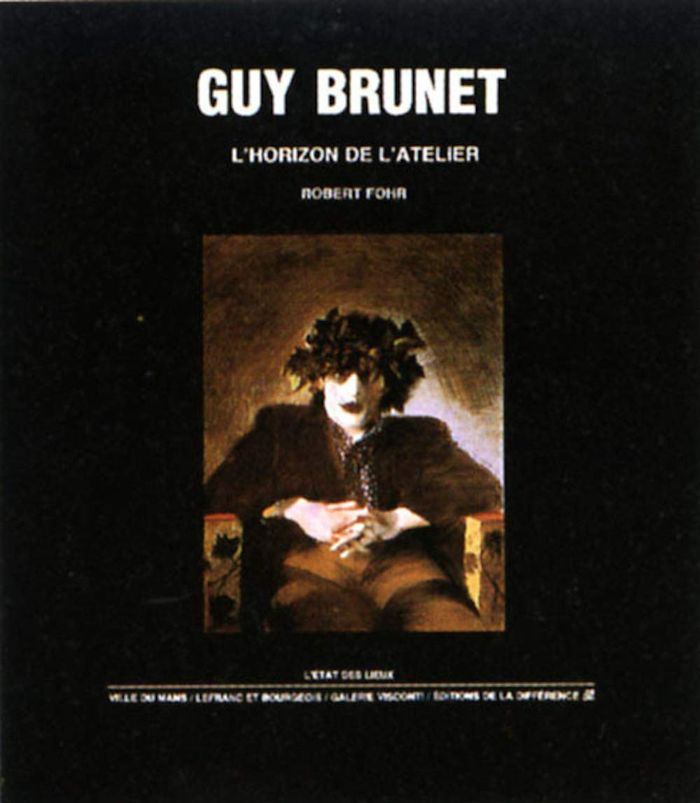 Couverture du livre « GUY BRUNET - L'HORIZON DE L'ATELIER », librairie Les Contes Infusés à Corte