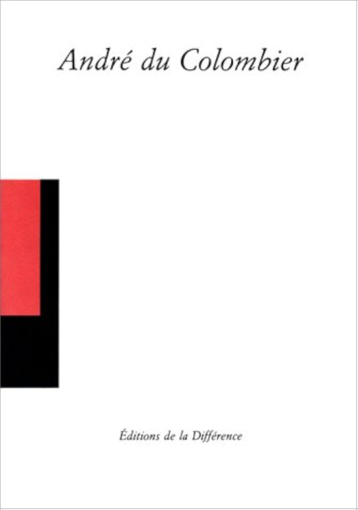 Couverture du livre « ANDRE DU COLOMBIER » de Du Colombier Andre, librairie Les Contes Infusés à Corte