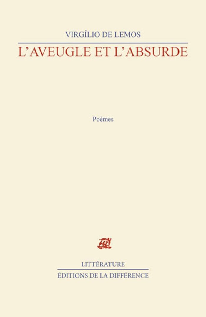 Couverture du livre « L'AVEUGLE ET L'ABSURDE », librairie Les Contes Infusés à Corte