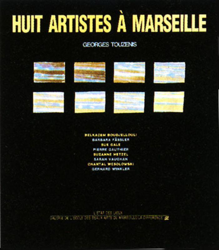 Couverture du livre « HUIT ARTISTES A MARSEILLE » de Xxx, librairie Les Contes Infusés à Corte
