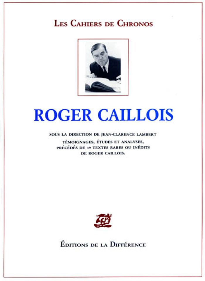 Couverture du livre « ROGER CAILLOIS » de Xxx, librairie Les Contes Infusés à Corte