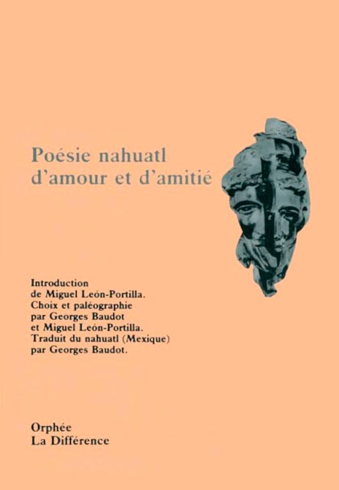 Couverture du livre « POESIE NAHUATL D'AMOUR ET D'AMITIE » de Georges Baudot, librairie Les Contes Infusés à Corte
