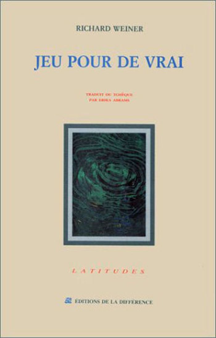 Couverture du livre « JEU POUR DE VRAI » de Xxx, librairie Les Contes Infusés à Corte