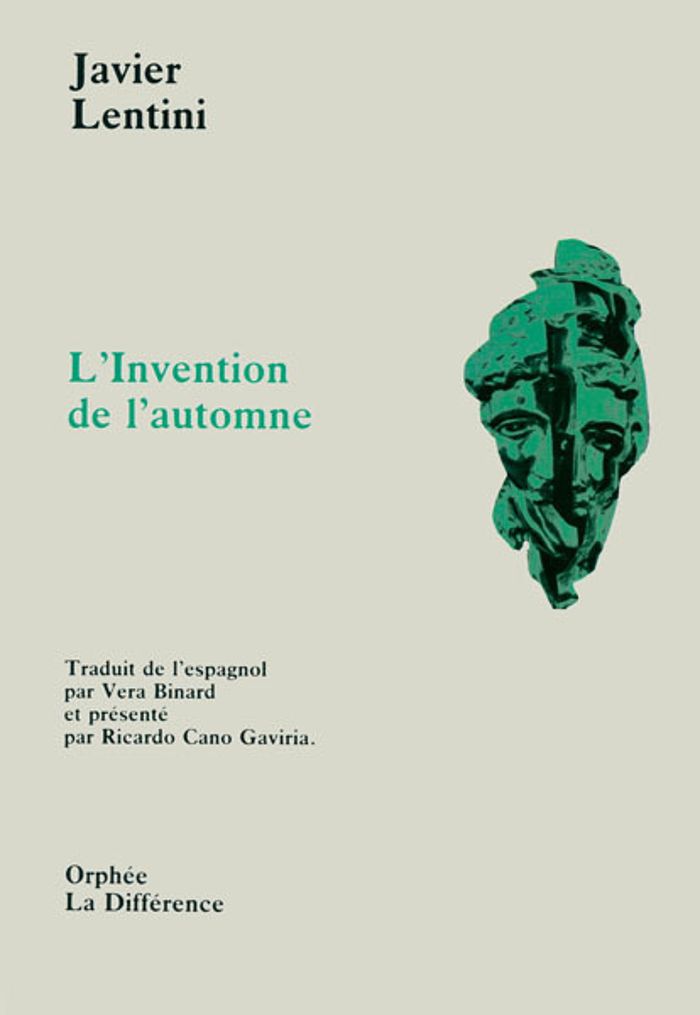Couverture du livre « L'INVENTION DE L'AUTOMNE » de Javier Lentini, librairie Les Contes Infusés à Corte
