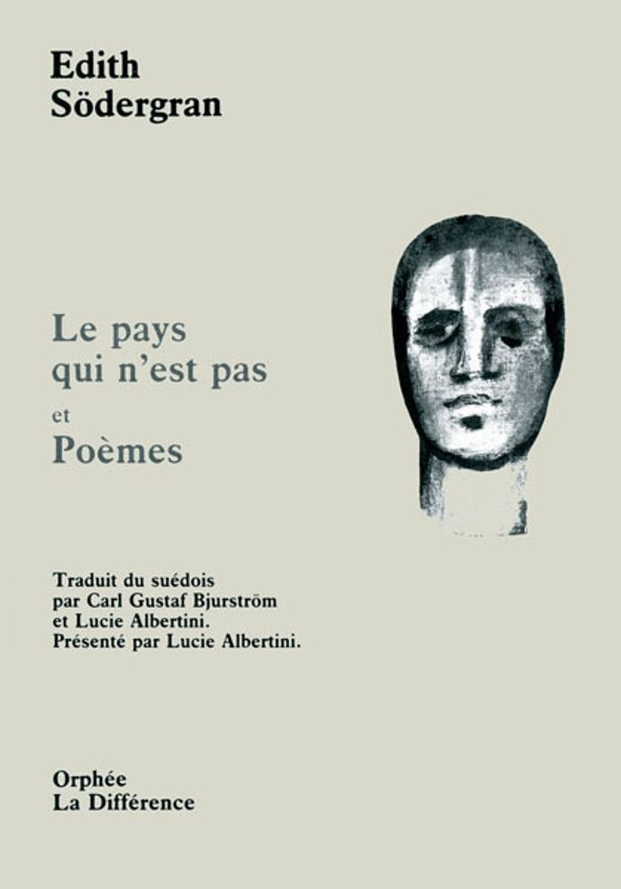 Couverture du livre « LE PAYS QUI N'EST PAS ET POEMES » de Edith Sodergran, librairie Les Contes Infusés à Corte