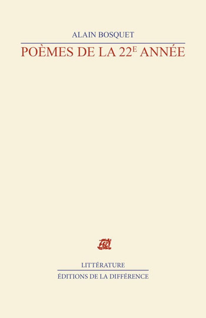 Couverture du livre « POEMES DE LA 22E ANNEE », librairie Les Contes Infusés à Corte