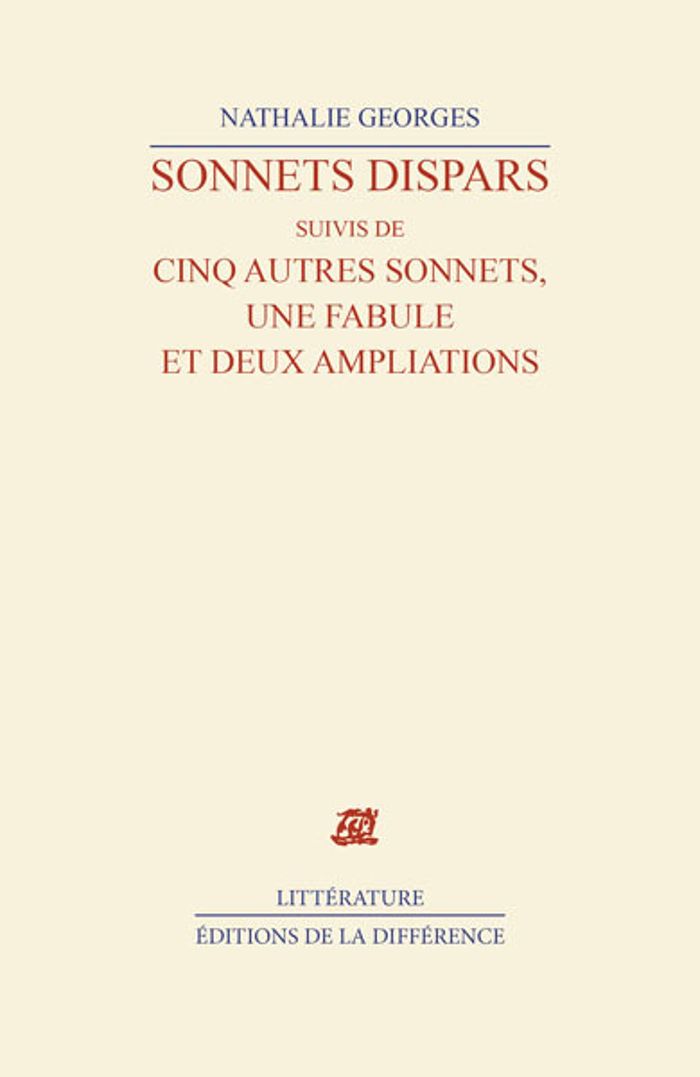 Couverture du livre « SONNETS DISPARS » de Xxx, librairie Les Contes Infusés à Corte