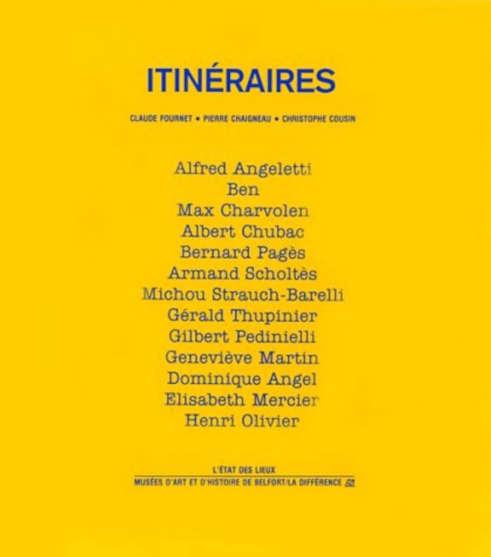 Couverture du livre « ITINERAIRES », librairie Les Contes Infusés à Corte