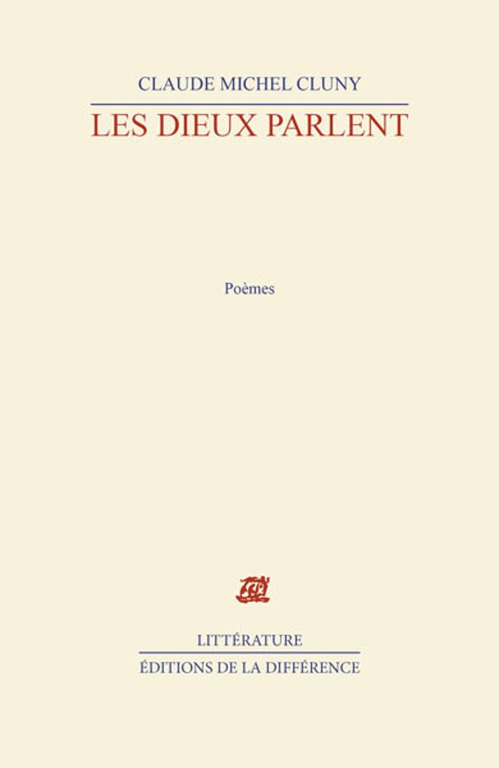 Couverture du livre « LES DIEUX PARLENT » de Cluny Claude Michel, librairie Les Contes Infusés à Corte