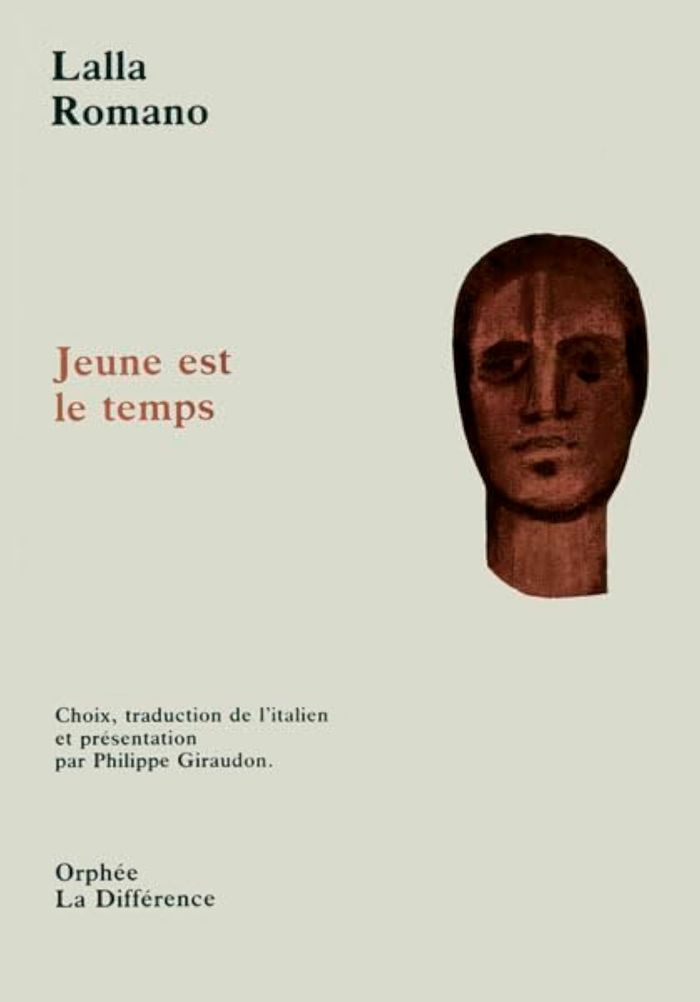 Couverture du livre « JEUNE EST LE TEMPS » de Lalla Romano, librairie Les Contes Infusés à Corte