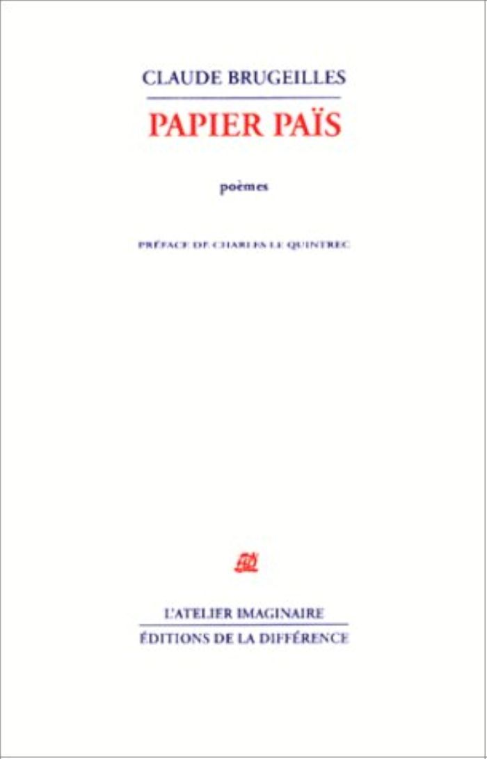 Couverture du livre « PAPIER PAIS » de Xxx, librairie Les Contes Infusés à Corte