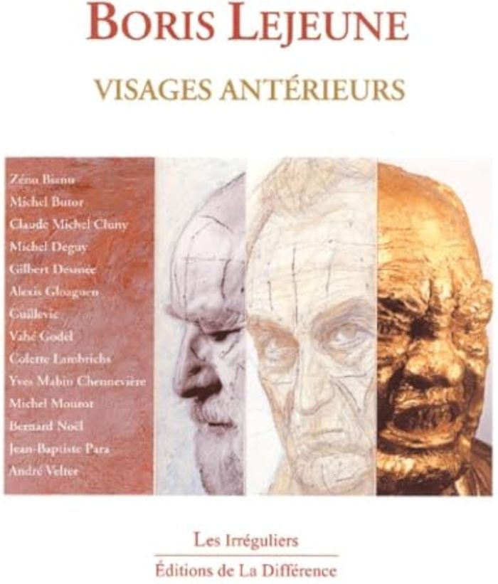 Couverture du livre « VISAGES ANTERIEURS » de Boris Lejeune, librairie Les Contes Infusés à Corte