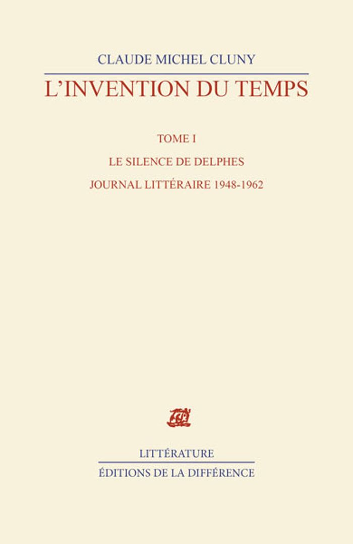 Couverture du livre « L'INVENTION DU TEMPS T1 LE SILENCE DE DELPHES » de Cluny Claude Michel, librairie Les Contes Infusés à Corte